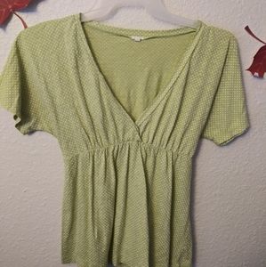 JCrew Tie Back Top
